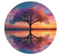 l'arbre de Vie Coloré Reflected in The Water | pour Adultes || 1000pcs (67.5x67.5cm) Puzzles Jeux ÉduChatifs Puzzles De Décoration Intérieure