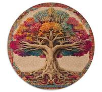 l'arbre de Vie est aux Couleurs Vives et éclatantes Cadeau Unique Décoration Intérieure Jeu ÉduChatif Challenge Toy Adultes & Enfants des 14 Ans 1000pcs (67.5x67.5cm)