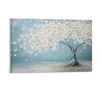 L'arbre de vie Impression Sur Toile L'art des arbres Image Sur Toile Tableau Mural Peinture À L'huile Murale Moderne Art Tableau DecoSourision Pour Maison Bain Salon Chambre 24x36inch(60x90cm)