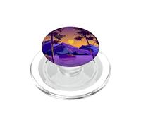 l'arbre étrange sur la Colline avec Le Beau Ciel Nocturne PopSockets PopGrip pour MagSafe