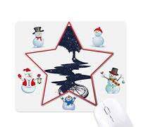 l'arbre modèle compas d'art le bonhomme de neige étoile tapis de souris