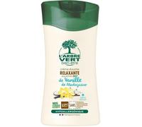 L'Arbre Vert Bien-être Crème Douche Parfum Vanille - pH neutre & Hypoallergénique - 95% d'ingrédients d'origine naturelle - 250mL