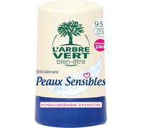 L'Arbre Vert Bien-être Déodorant bille Hypoallergénique Peaux Sensibles 50ml