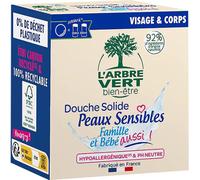 L'Arbre Vert Bien-Être Douche Solide Peaux Sensibles Famille Et Bébé 75g