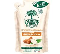 L'ARBRE VERT Bien-Être Recharge crème lavante mains liquide à l'amande douce 300 ml