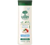 L'Arbre Vert Bien-être Shampooing Cheveux normaux Parfum Coton et Litchi - Hypoallergénique - pH Neutre et Sans Silicone - 95% d'ingrédients d'origine naturelle - 250mL