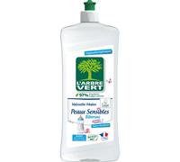 L'Arbre Vert Vaisselle mains Ecolabel peaux sensibles hypoallergénique 97% origine naturelle 750 ml