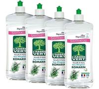 L'Arbre Vert Liquide vaisselle mains Romarin Hypoallergénique - Lot de 4