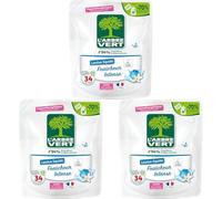 L'Arbre Vert Recharge Lessive Ecolabel Fraîcheur intense - Hypoallergénique - 34 Lavages - 94% d'ingrédients d'origine naturelle - 1,53L (Lot de 3)