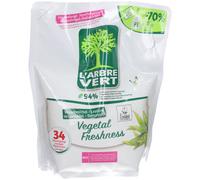 L'ARBRE VERT Recharge lessive liquide Fraicheur végétale Liquide 1,53 l