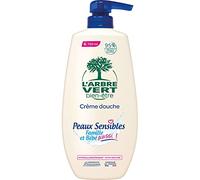 L'Arbre Vert Crème douche Peaux sensibles Famille et bébé Flacon pompe 720 ml