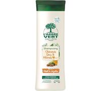 L'ARBRE VERT - Shampooing Hydratant Anti-Dessèchement, Miel & Jojoba Douceur Hypoallergénique (250mL) - Le Lot De 4