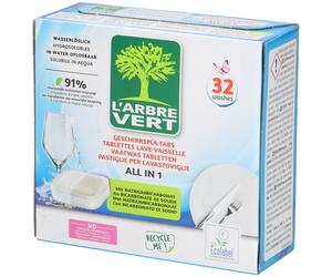L'ARBRE VERT Tablettes lave-vaisselle All in 1 Tablet 32 pc(s)