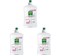 L'Arbre Vert Vaisselle Mains Ecolabel Fleurs De Cerisier - Hypoallergénique - 97% d'ingrédients d'origine naturelle - 500mL (Lot de 3)