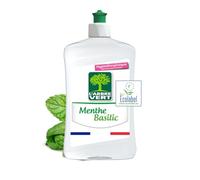 L'Arbre Vert Vaisselle Mains Ecolabel Menthe Basilic - Hypoallergénique - 97% d'ingrédients d'origine naturelle - 500mL