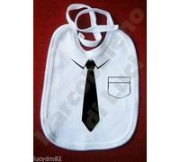 L'arc-en-ciel de lumières - Bavoir fausse cravate bavoirs bavaglina bébé baby Bib drôle Funny Tie