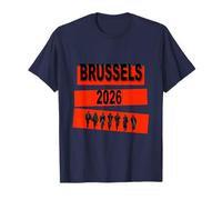 l'arc-en-Ciel de micros. Vague Violette Bruxelles 2026 T-Shirt