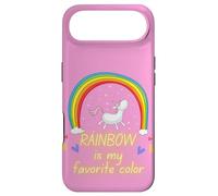 l'arc-en-Ciel est ma Couleur préférée, Licorne dansante en Rose Coque pour iPhone Air