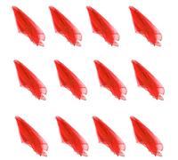 Larcele 12 pièces Square Dance Jonglerie Écharpes Fête Activités Accessoires Décoration WDSJ-02, rouge, 60 x 60 cm