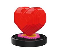 Larcele 778 Pièces Micro Blocs de Construction Kit, Bricolage Mini Blocs de Briques Jouet Set KLJM-08 (Amour 1)