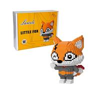 Larcele KLJM-07 Kit de jouets de construction de 1384 pièces - Mini briques - Petit renard