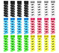 Larcenciel Protecteur de câble/Réparation de Fil/Étui pour câble pour Animaux de Compagnie/Couvercle d'identification du Cordon, 24 Pcs Protecteur Écouteur Adaptateur de Casque USB câble Manchon