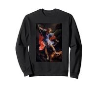 L'archange Michael vaincre Satan par Guido Reni (1635) Sweatshirt