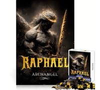 L'archange Raphaël avec Son épée Puzzle de 1000 pièces pour Adultes Cadeau Stimulant pour l'esprit Jeu de Loisirs Facile Découpe précise Cadeau spécial (50x75cm)