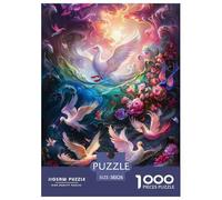 L'arche de Noé 1000 Pièces Puzzle Jeu Éduchatif Classique Merveilleux Jigsaw Puzzles Jeu De Défi Unique pour Cadeaux De Voyage, Présent 38x26cm/1000pcs