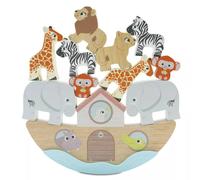 Le Toy Van Noah`S Balancing Ark Set Premium Wooden Toys For Kids Ages 12 Months & Up