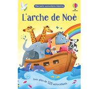 Caroline Young – L'arche de Noé – Mes petits autocollants Usborne – Dès 3 ans – Broché