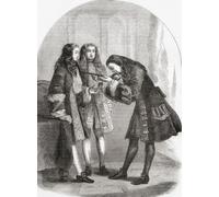 L'archiduc Charles prétendant au trône espagnol après la mort de Charles II en 1700 présente son épée au duc de Marlborough qui avait été commandé par la reine Anne pour présenter ses félicitations