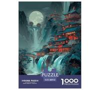 L'architecture Chinoise Ancienne Puzzle Amusant Jeu De Société Adulte Pièces Parfaitement Assorties 1000 Pièces Style Chinois Casse-tête Qualité Premium pour Adultes 52x38cm/1000pcs