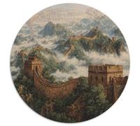 L'architecture Chinoise Ancienne Puzzles Jeu De Société Adulte Activités Familiales Stimulantes 1000 Stukjes Style Chinois Casse-tête Qualité Premium pour Adultes 1000pcs (67.5x67.5cm)