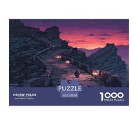 L'architecture Chinoise Ancienne Puzzles Jeu De Société Adulte Activités Familiales Stimulantes 1000 Pièces Style Chinois Casse-tête Qualité Premium pour Adultes 52x38cm/1000pcs