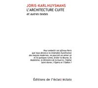 L'architecture cuite: Et autres essais