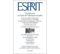 L'architecture et l'esprit de l'urbanisme européen Tome 5 -10 - Collectif - Esprit - broché - Revue