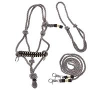 LarDen Hobby Horse Accessoires - Ensemble de Corde | Licol avec Rênes & Collier pour Cheval Bâton | GR. S - Splendid, Moyen | Fait à la Main | Hobby Horsing | Tête de Cheval Réaliste à Chevaucher