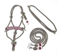 LarDen Hobby Horse Kit d'accessoires pour cheval - Licol avec rênes et anneau de cou pour grand cheval de bataille M - Eleganza, kit cheval de bâton, jouet pour enfants, cheval de jeu, cheval de