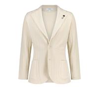 Lardini, Homme, Vestes, Beige, Taille: 2XL Blazer en maille classique à revers et poches frontales