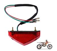 Larebidtex Feu arrière de frein de moto 12V 9LED E-Approved Universel - Haute luminosité et sécurité maximale pour une visibilité accrue, pour motos ATV Dirt Bike Scooter