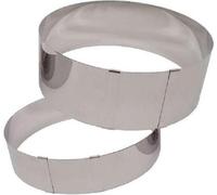 BEKA Cercle à tartes et à entremets hauteur 9cm gris