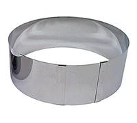 LARES Cercle à entremet et à tarte extensible