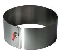 LARES Cercle extensible – Ø 18–30 x 10 cm – inox