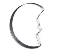 Lares Emporte-pièce en forme de lune géante - En fer blanc - Pour biscuits, biscuits, pain d'épices - Dimensions : 19 cm - Fabriqué en Allemagne