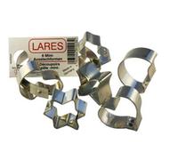 Lares - Lot DE 6 Mini EMPORTES Pieces pour LA Patisserie DE Noel 3,5 A 4 CM