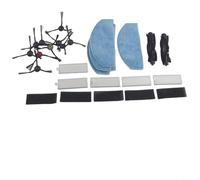 Laresar Evol 3 Lot de 3 brosses latérales lavables en microfibre pour aspirateur robot Laresar Evol 3 Compatible HEPA