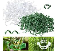 LaresDay Lot de 200 pinces à tomates réutilisables pour plantes grimpantes, tuteur pour tomates, concombres, fleurs, peas, poivrons, plantes grimpantes