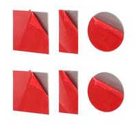 Larfraecy Lot de 6 pastilles adhésives robustes double face pour pare-brise et tableau de bord, ruban de montage résistant à la chaleur pour caméra embarquée, support de téléphone, compatible avec