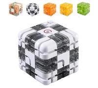 Large 3D Labyrinth Cube Puzzle, 3D Magic Cube Maze Ball Puzzle, Spatial Awareness Brain Training Toy, Stress Relief Educational Toys for Teenagers and Adults (Style-B)